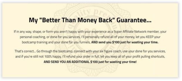 Super-Affiliate-Network-Money-Back-Guarantee