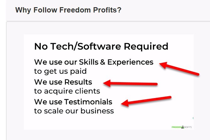 skills and expertise - freedom profits