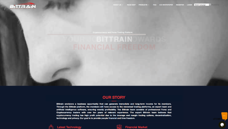 bittrain-website