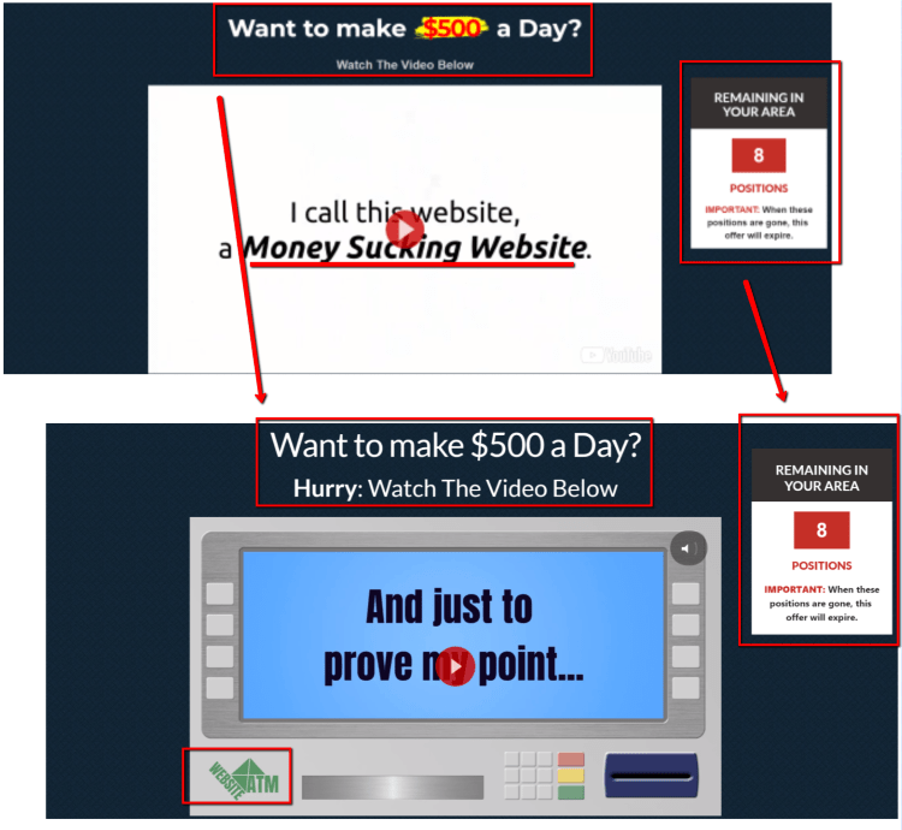 website atm or money sucking websites