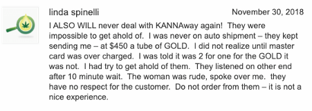 Kannaway complaint - customer service