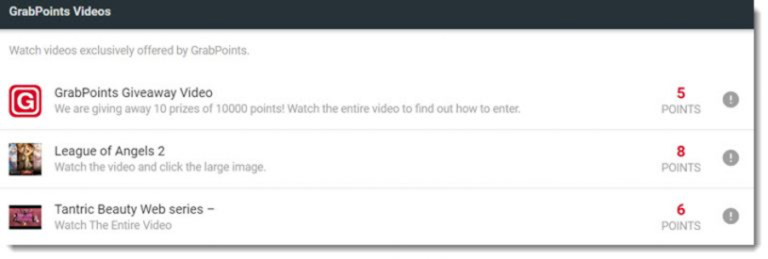 is grabpoints legit - videos