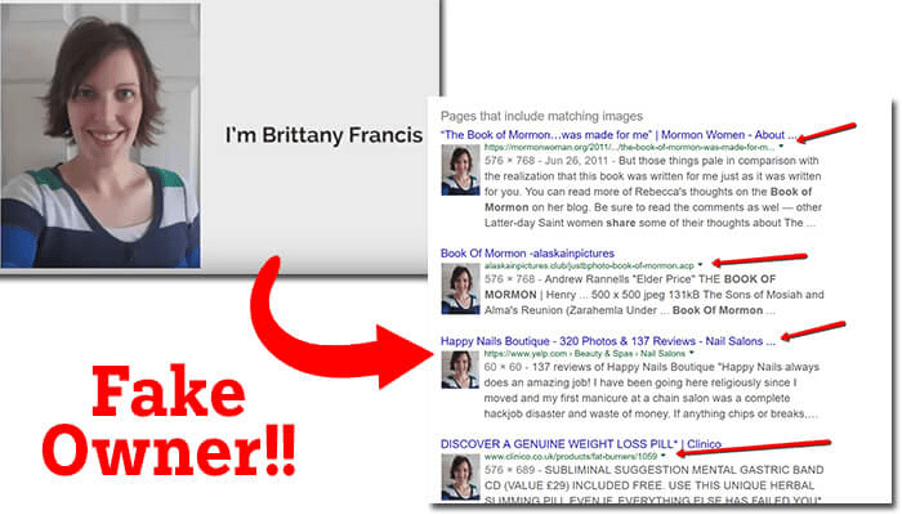 Brittany Francis is Fake Owner