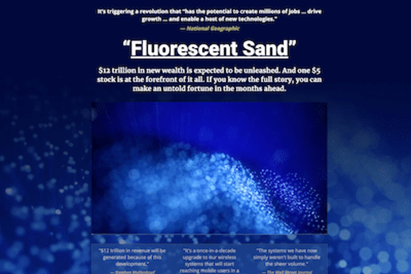 Is Fluorescent Sand a Scam - website