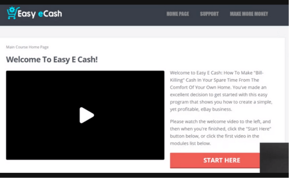 Easy eCash members area