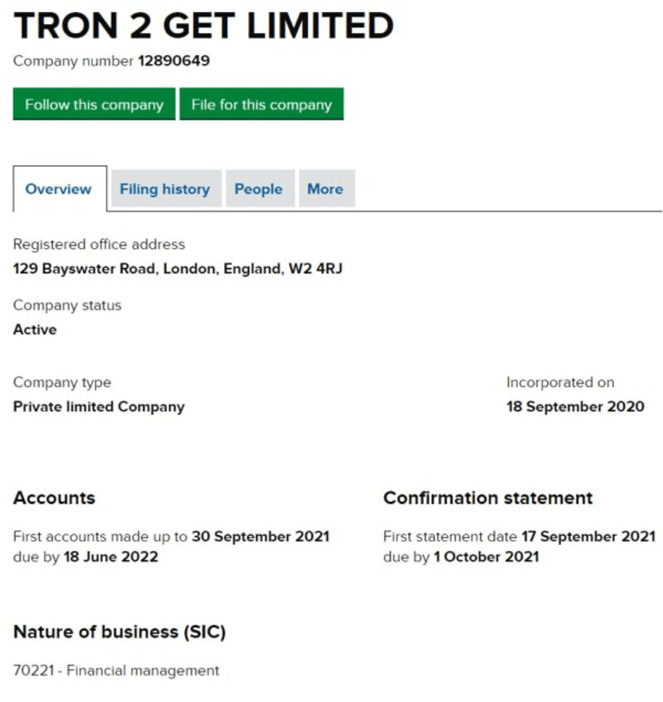 what-is-tron2get-UK-incorporation