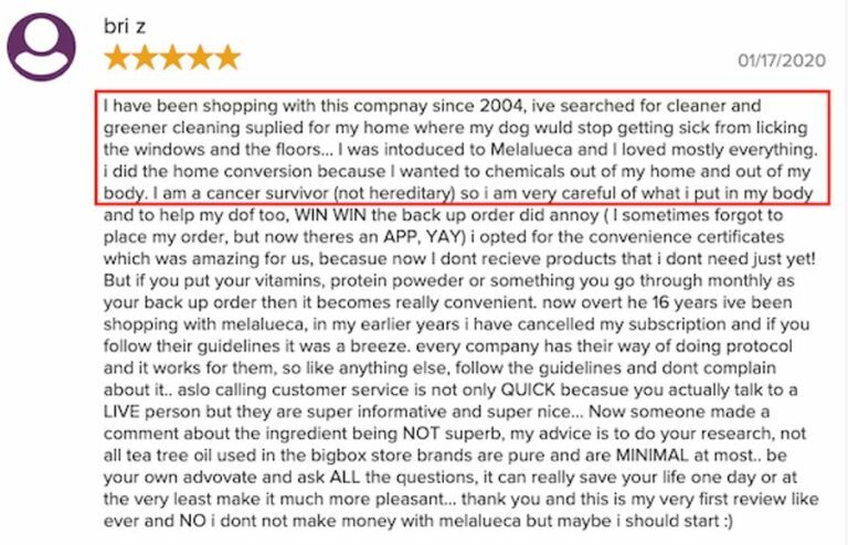 Is Melaleuca a scam - positive review 2