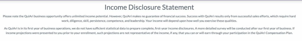 quiari-mlm-review-no-income-disclosure