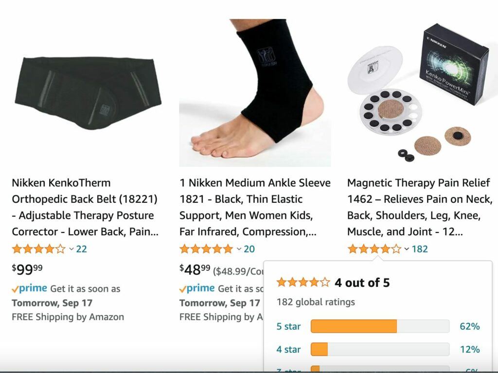 nikken-amazon-product-reviews